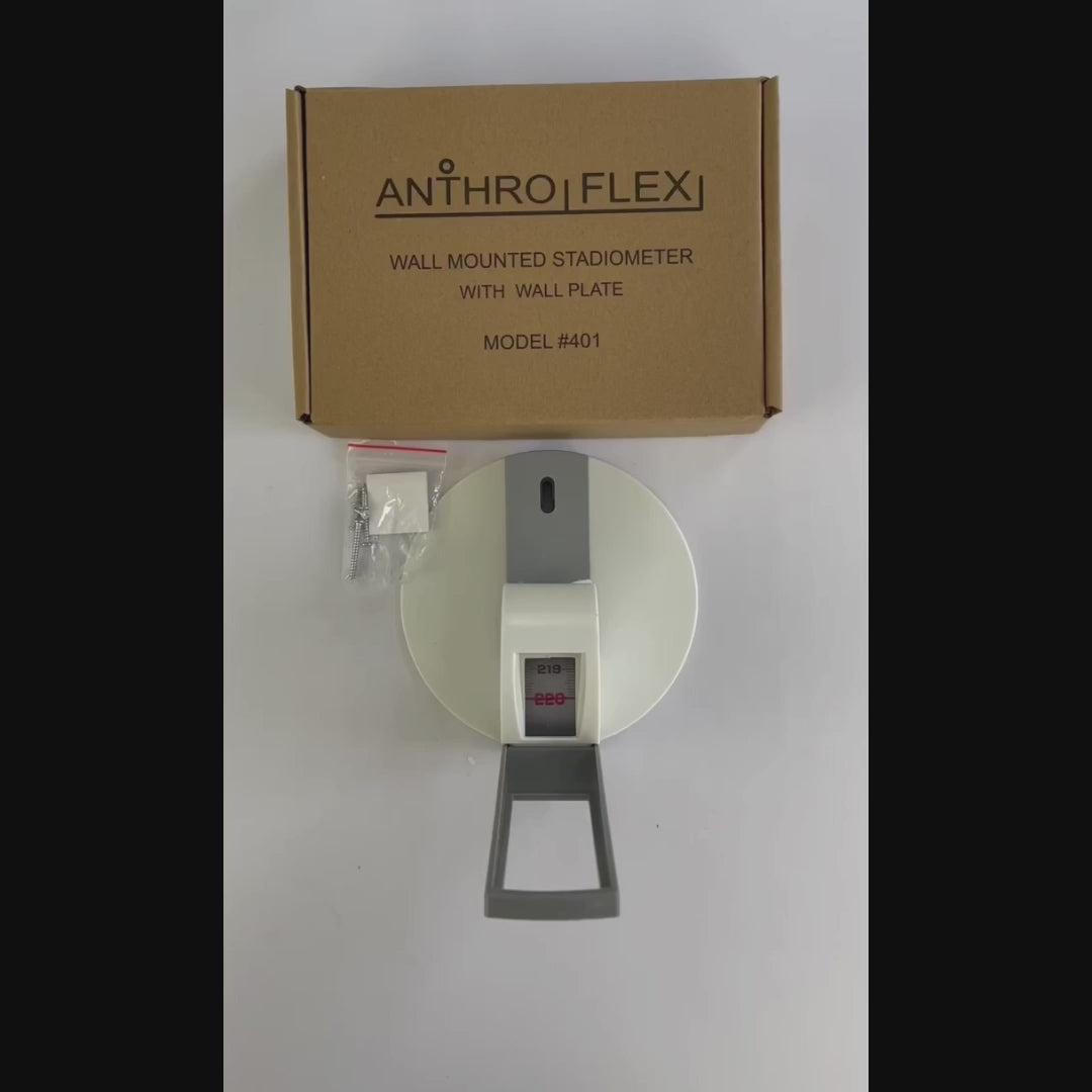 AnthroFlex Wall Stadiometer w/ Wall Plate