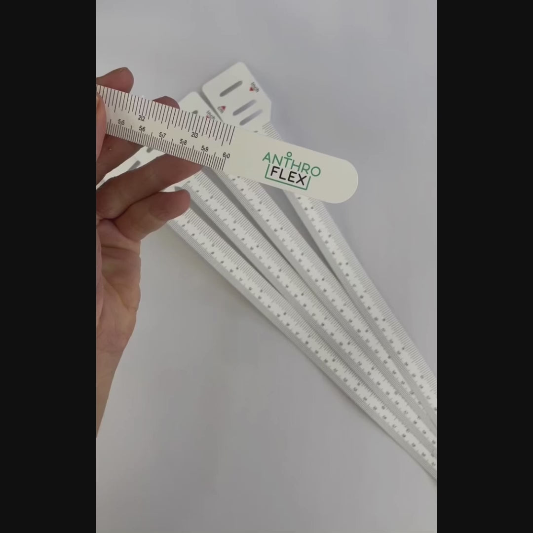 Cinta Métrica AnthroFlex para Circunferencia de Cabeza de Bebé o Brazo de Adultos