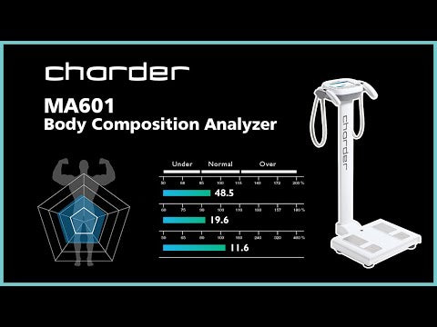 Báscula de Impedancia Bioeléctrica Segmental - Analizador de Composición Corporal MA601
