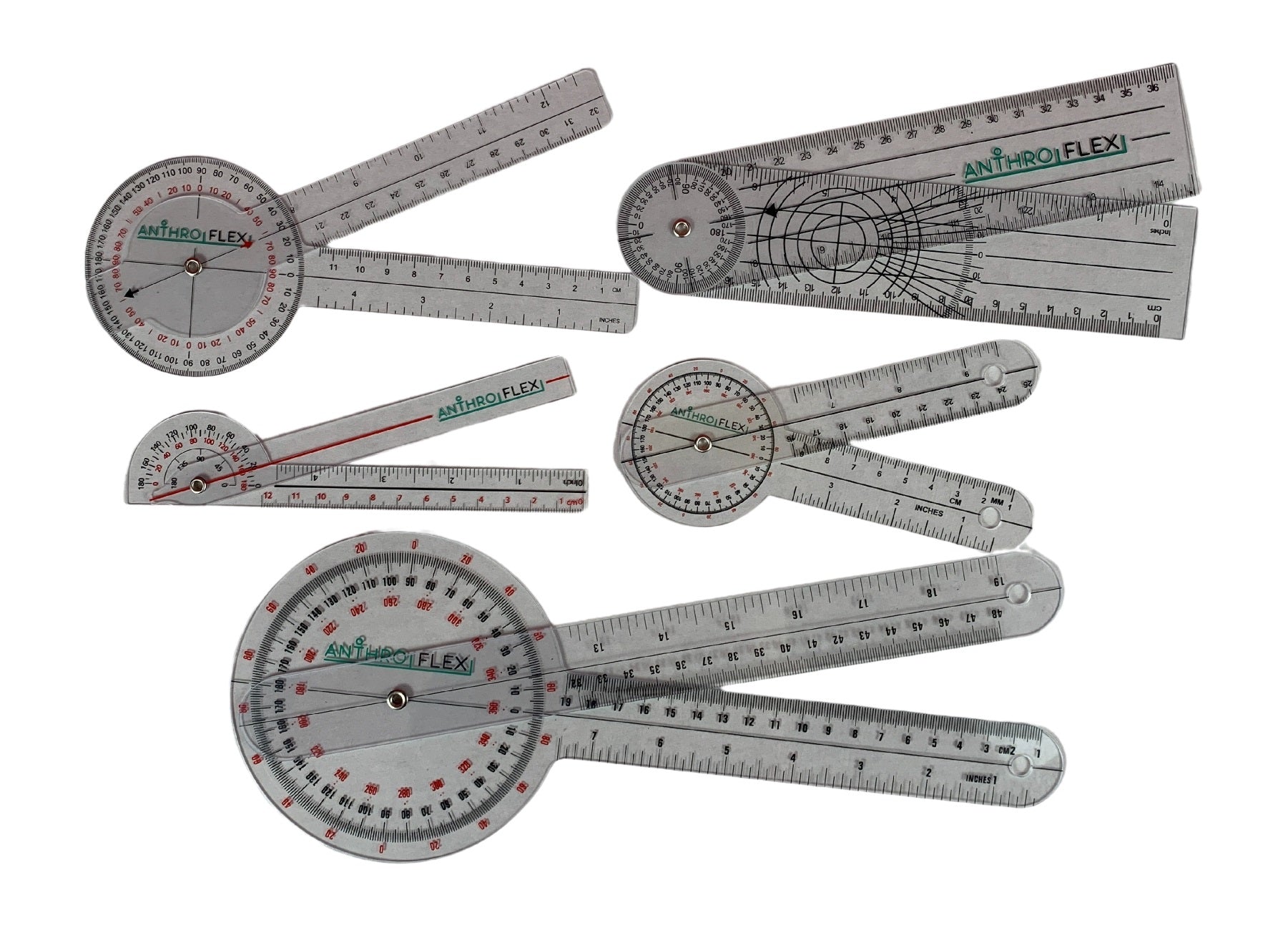 AnthroFlex Plastic Goniometer Kits – NutriActiva