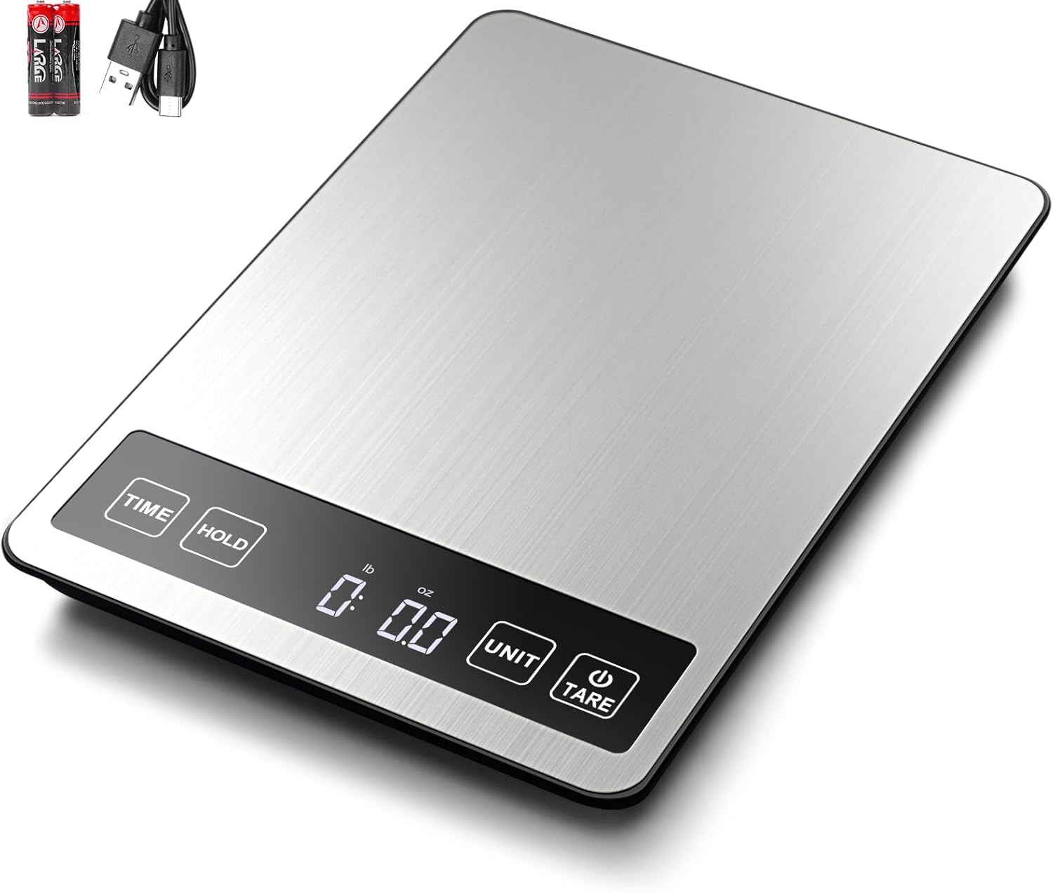 Fuzion Digital Kitchen Scale 22lb LCD