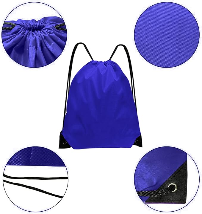 AnthroFlex Blue Transport Drawstring Backpack