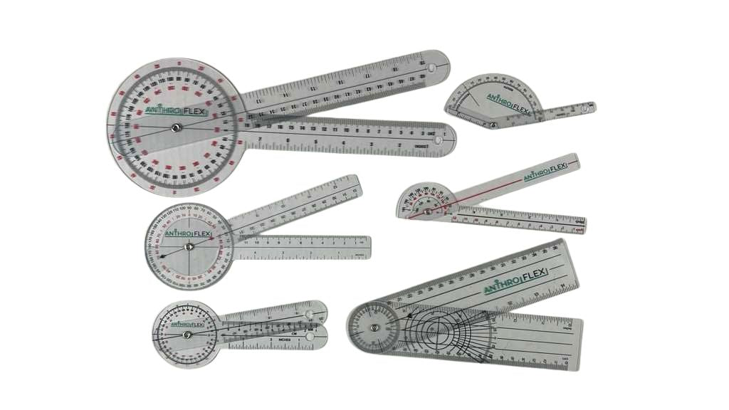 AnthroFlex set de Goniómetros Plásticos