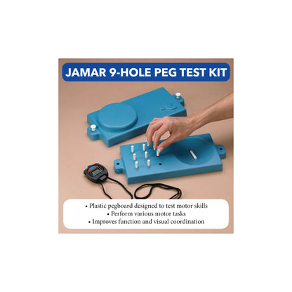 Jamar 9-Hole Peg Test Kit