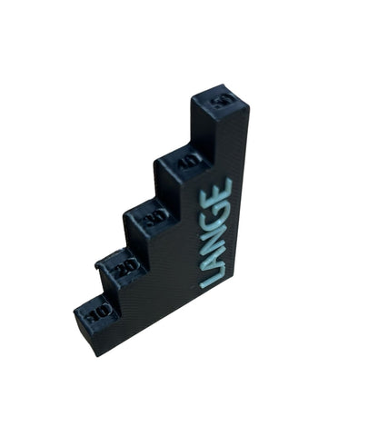 5-Step Calibration Block for Lange Skinfold Caliper - Plastic 50mm