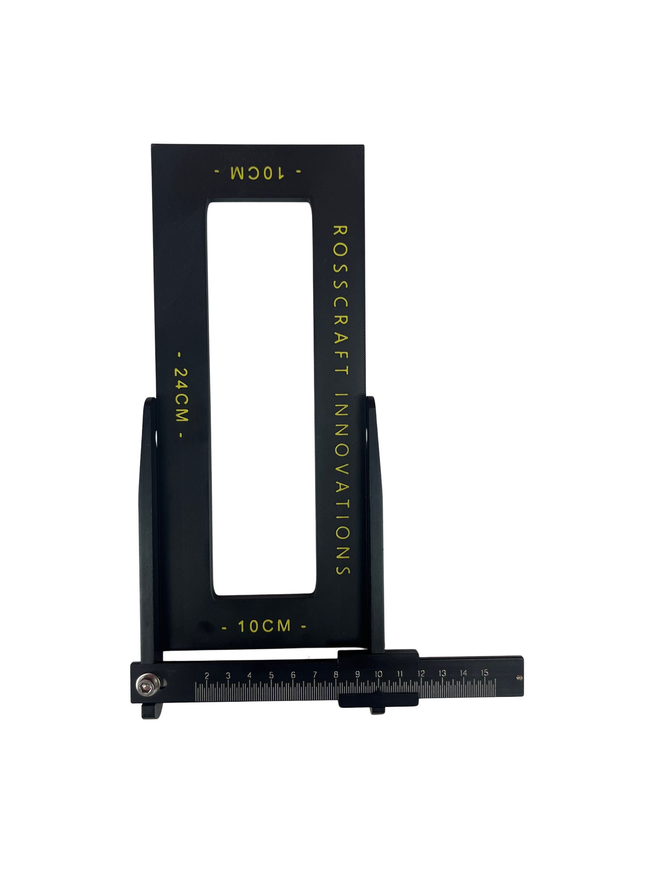 Rosscraft Calibration Block for Small and Large Bone Calipers 10x24cm