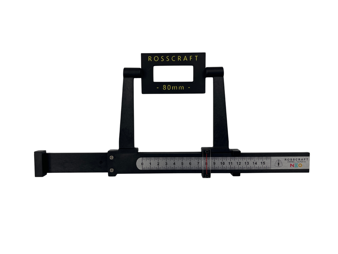 Rosscraft Calibration Block for Small Bone Calipers 8CM
