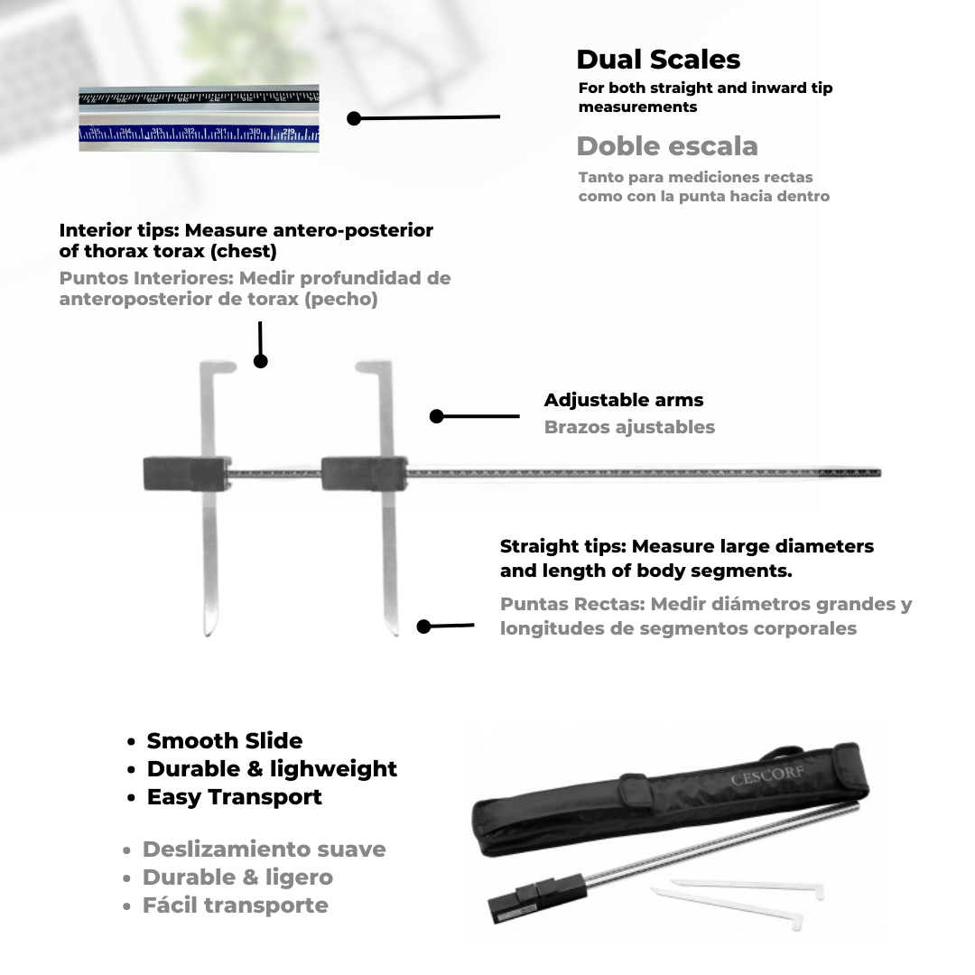 Antropometro Largo Cescorf