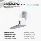 AnthroFlex Wall Stadiometer w/ Wall Plate