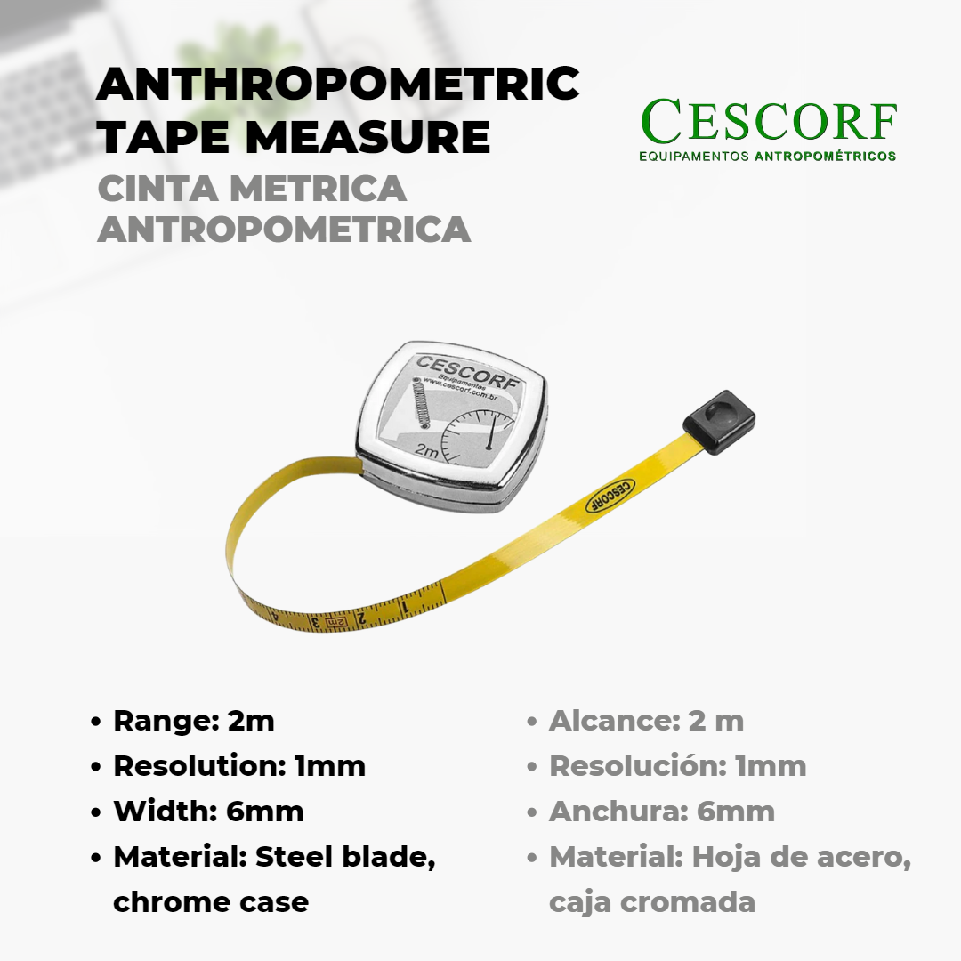 Cescorf Anthropometric Tape Measure